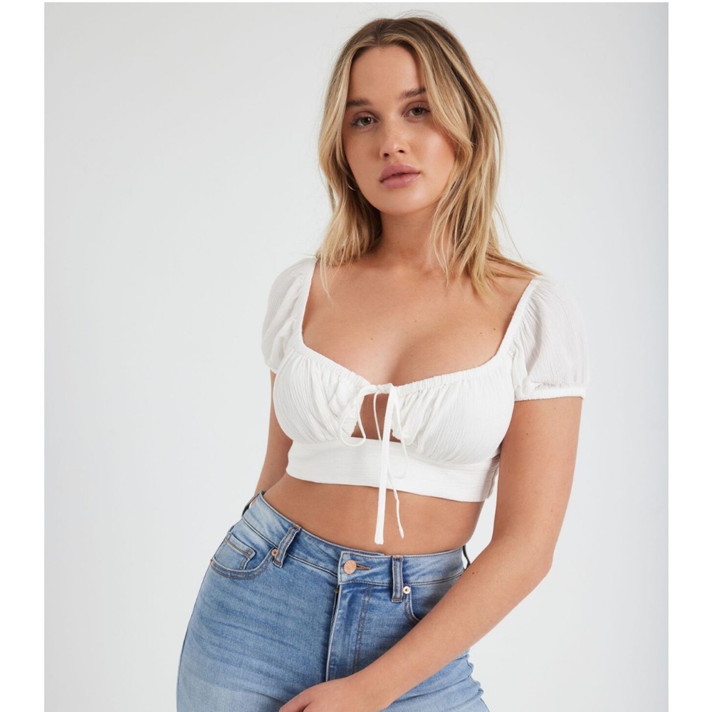 Garage AVA TIE FRONT MICRO SS TOP
